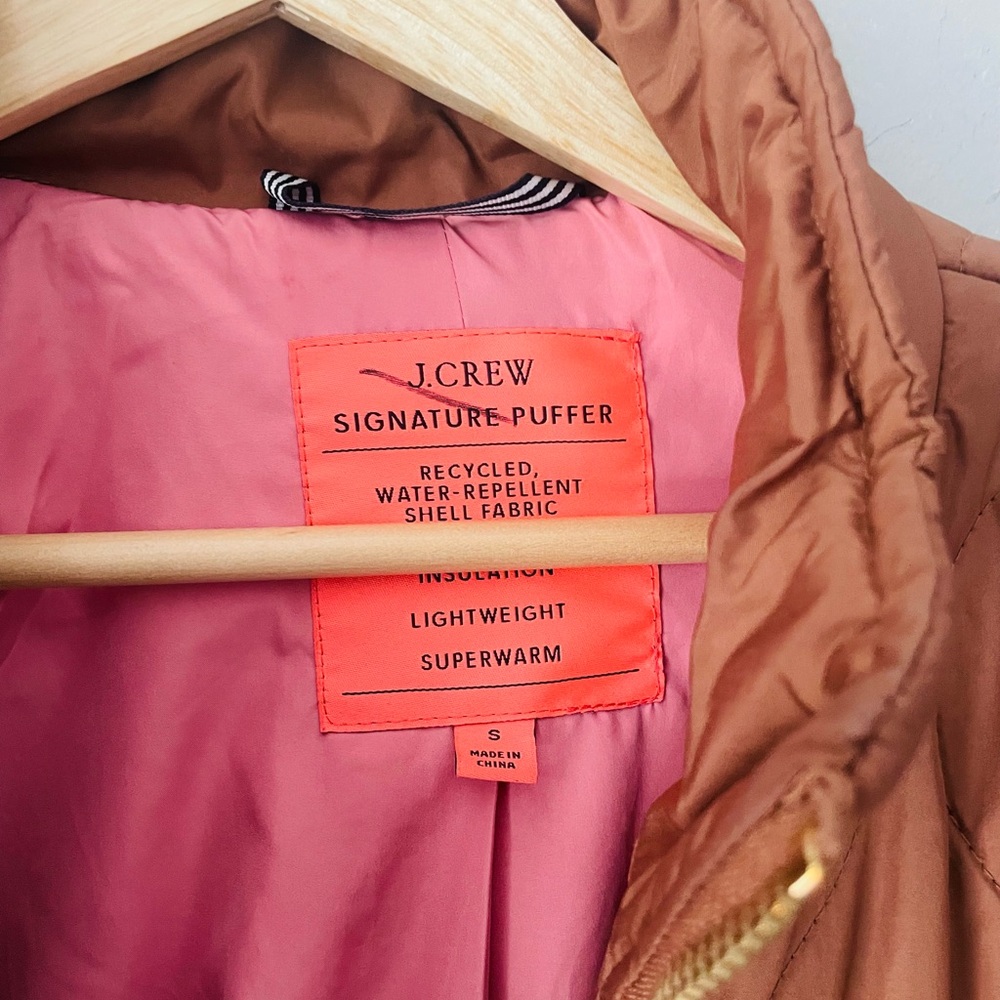 J. Crew Cocoon Signature Puffer Coat - Picture 5 of 9